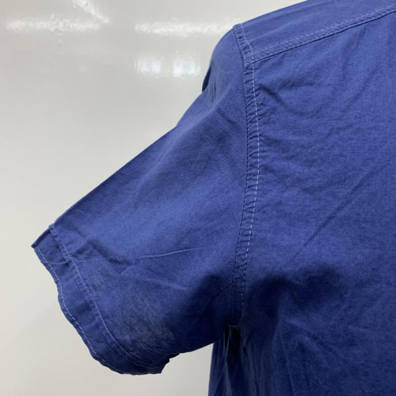 ヘンネスアンドモーリッツ H&M シャツ、ブラウス 半袖シャツ XS 無地 青 / ブルー / メンズ USED 古着 中古 10023753