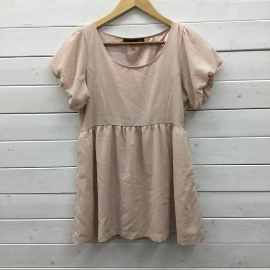 ヘザー Heather カットソー  半袖カットソー FREE 無地 桃 / ピンク /  レディース USED 古着 中古 10023765