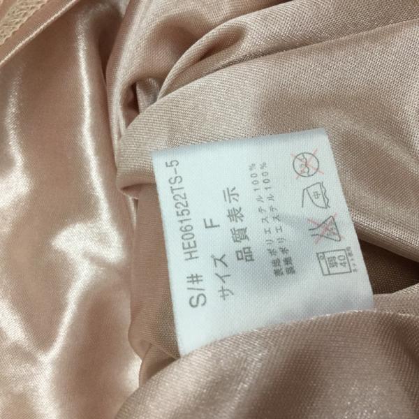 ヘザー Heather カットソー  半袖カットソー FREE 無地 桃 / ピンク /  レディース USED 古着 中古 10023765