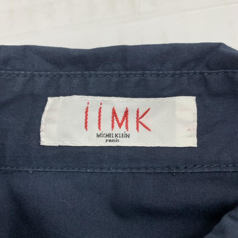 アイアイエムケー IIMK シャツ、ブラウス ミリタリーシャツ 38 無地 紺 / ネイビー / レディース USED 古着 中古 10023781