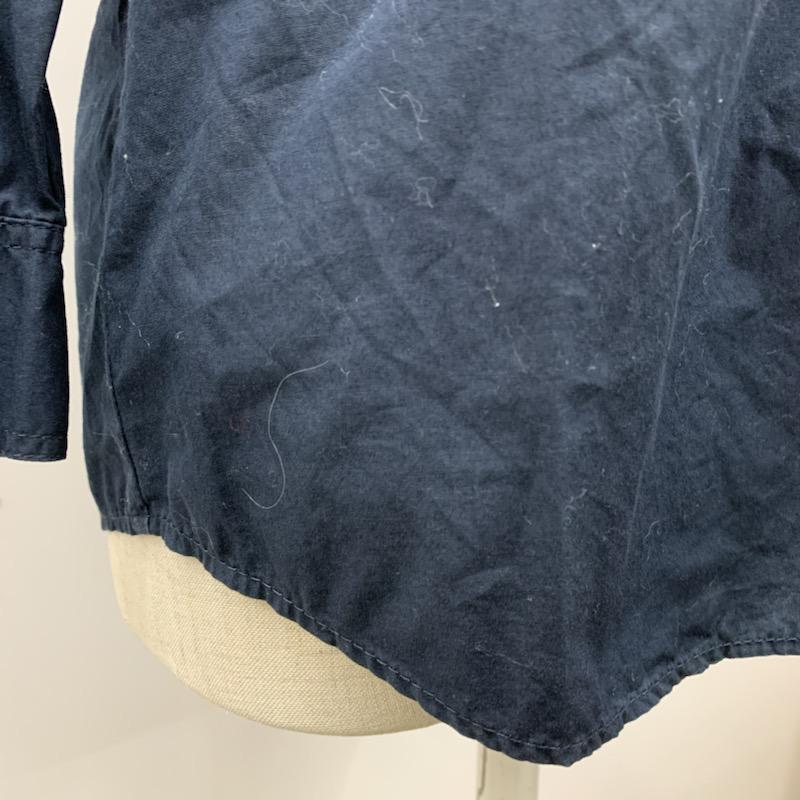 アイアイエムケー IIMK シャツ、ブラウス ミリタリーシャツ 38 無地 紺 / ネイビー / レディース USED 古着 中古 10023781
