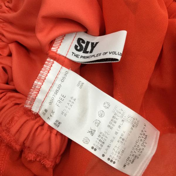 スライ SLY カットソー  半袖カットソー FREE 無地 レディース USED 古着 中古 10023829