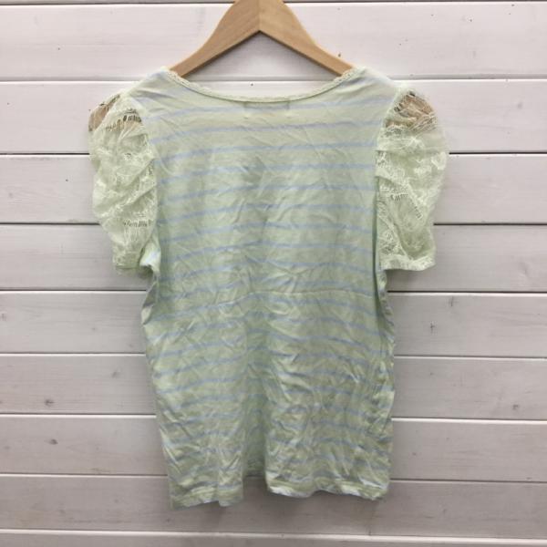 ダブルクローゼット w closet カットソー  半袖カットソー ボーダー FREE ボーダー柄 レディース USED 古着 中古 10023840