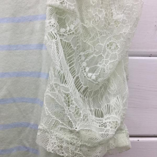 ダブルクローゼット w closet カットソー  半袖カットソー ボーダー FREE ボーダー柄 レディース USED 古着 中古 10023840