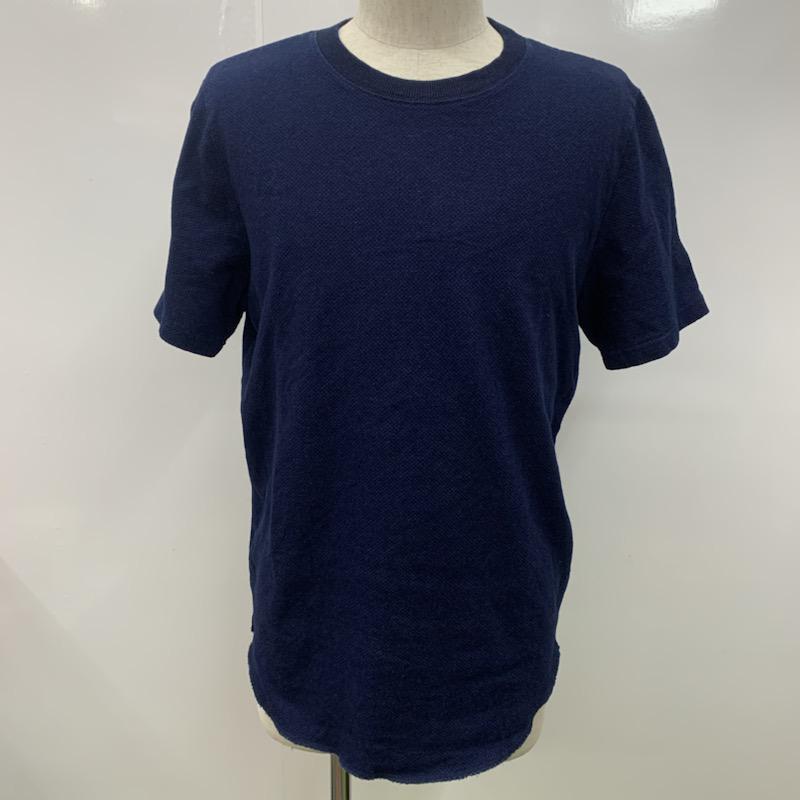 フリークスストア FREAK'S STORE Tシャツ 半袖 無地 L 無地 紺 / ネイビー / メンズ USED 古着 中古 10023876