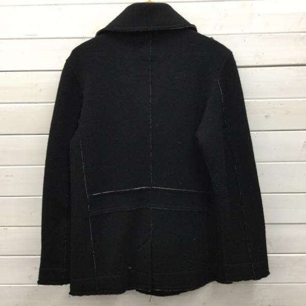 ディーゼル DIESEL コート コート アウター S 無地 黒 / ブラック / メンズ USED 古着 中古 10023917