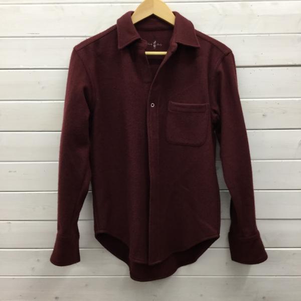 アロハシェイク ALOHA SHAKE シャツ、ブラウス 長袖シャツ M 無地 メンズ USED 古着 中古 10023948