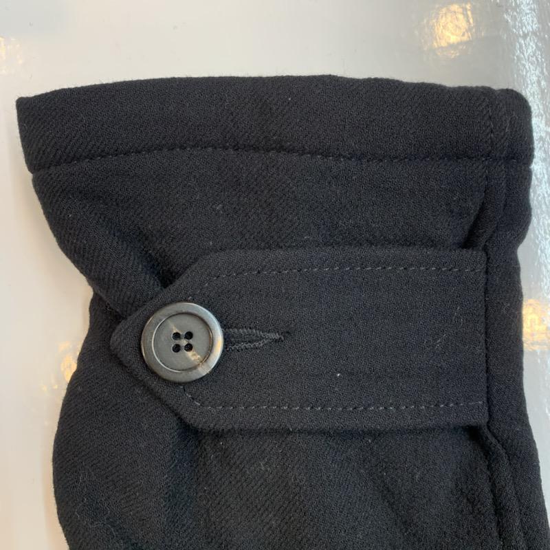 マックキュー McQ コート コート一般 バルカラーコート 無地 44 無地 黒 / ブラック / メンズ USED 古着 中古 10023981