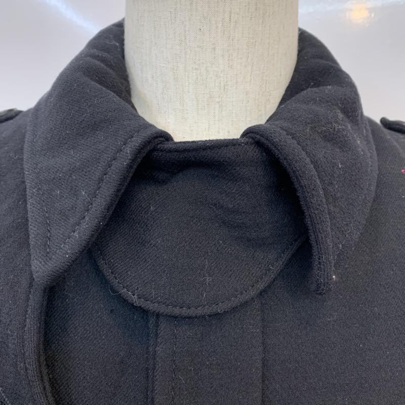 マックキュー McQ コート コート一般 バルカラーコート 無地 44 無地 黒 / ブラック / メンズ USED 古着 中古 10023981