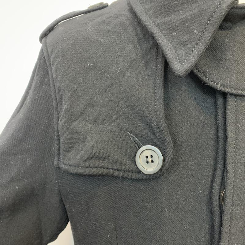 マックキュー McQ コート コート一般 バルカラーコート 無地 44 無地 黒 / ブラック / メンズ USED 古着 中古 10023981