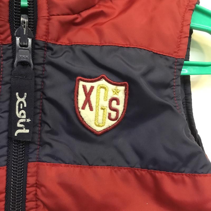 エックスガール X-girl ベスト キッズ ベスト リバーシブル 2T 説明文参照 無地 レディース USED 古着 中古 10024029