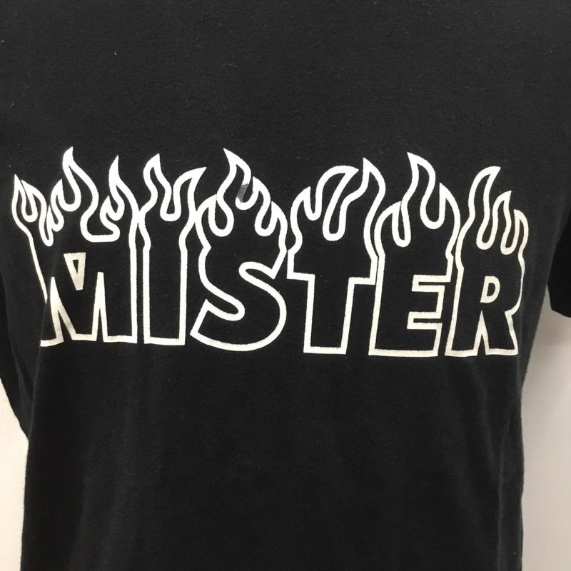 ミスタージェントルマン MR.GENTLEMAN Tシャツ 半袖 無地 ロゴ S 無地 X ロゴ、文字 黒 / ブラック / X 白 / ホワイト / メンズ USED 古着 中古 10024100
