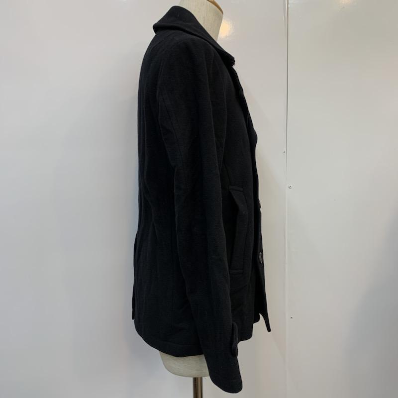 ブルーワーク BLUE WORK コート ピーコート 無地 1 無地 黒 / ブラック / メンズ USED 古着 中古 10024134