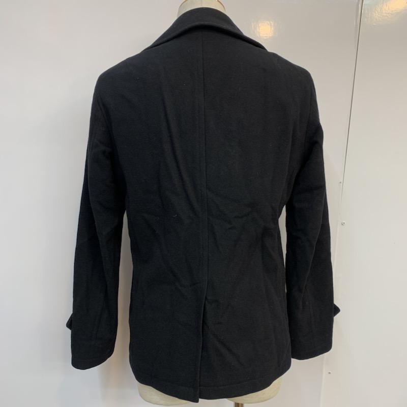 ブルーワーク BLUE WORK コート ピーコート 無地 1 無地 黒 / ブラック / メンズ USED 古着 中古 10024134