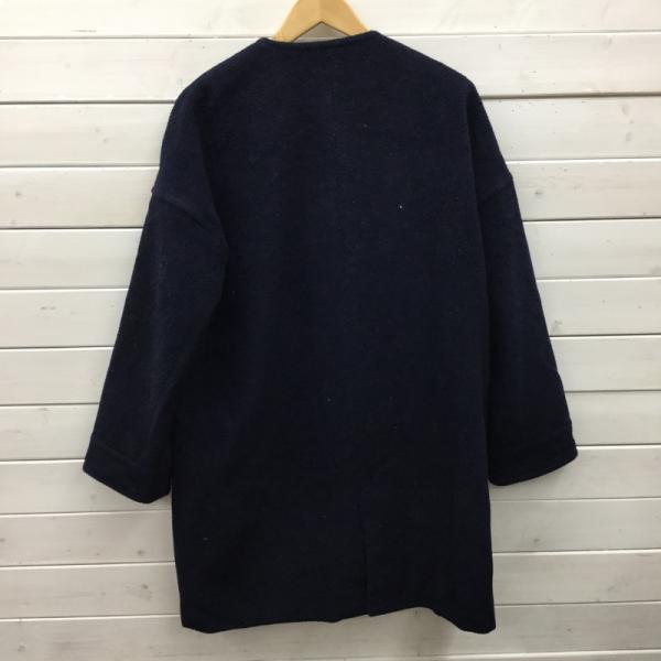 ケービーエフ KBF コート アウター コート ONE SIZE 無地 紺 / ネイビー / レディース USED 古着 中古 10024200