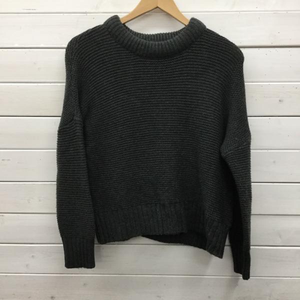 バビロン BABYLONE ニット、セーター ニット セーター 38 無地 チャコールグレー / チャコールグレー / レディース USED 古着 中古 10024211