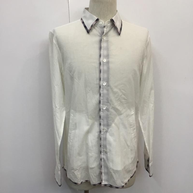 ノットバード not BIRD シャツ、ブラウス 長袖シャツ 無地 白 / ホワイト / メンズ USED 古着 中古 10024227