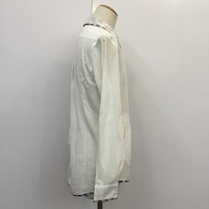 ノットバード not BIRD シャツ、ブラウス 長袖シャツ 無地 白 / ホワイト / メンズ USED 古着 中古 10024227