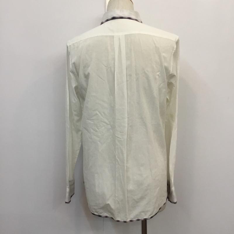 ノットバード not BIRD シャツ、ブラウス 長袖シャツ 無地 白 / ホワイト / メンズ USED 古着 中古 10024227