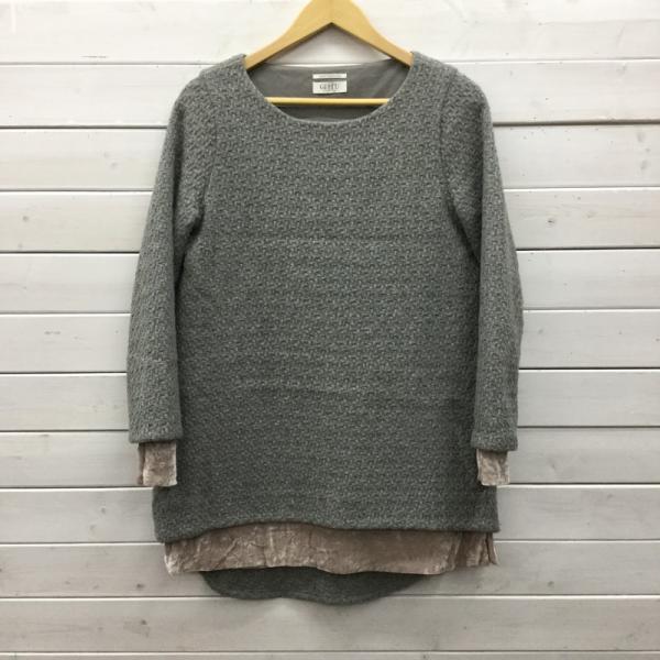 グリード GREED カットソー  長袖カットソー FREE 灰 / グレー /  レディース USED 古着 中古 10024232