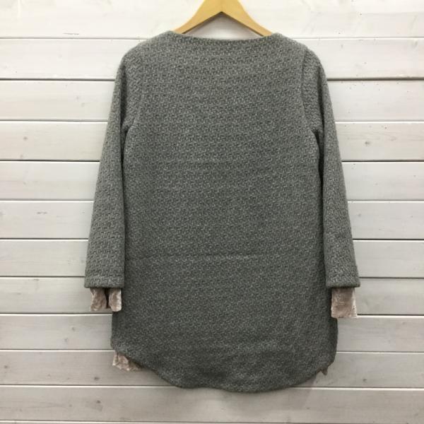 グリード GREED カットソー  長袖カットソー FREE 灰 / グレー /  レディース USED 古着 中古 10024232