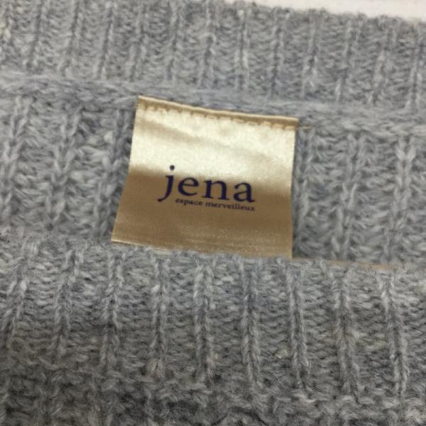 ジェナ jena ニット、セーター ニット セーター 無地 灰 / グレー / レディース USED 古着 中古 10024253