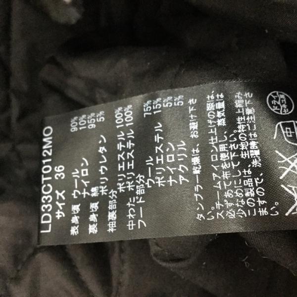 ロストデッサウアンドコー LOST DESSAU & CO コート アウター コート 36 無地 黒 / ブラック / レディース USED 古着 中古 10024275