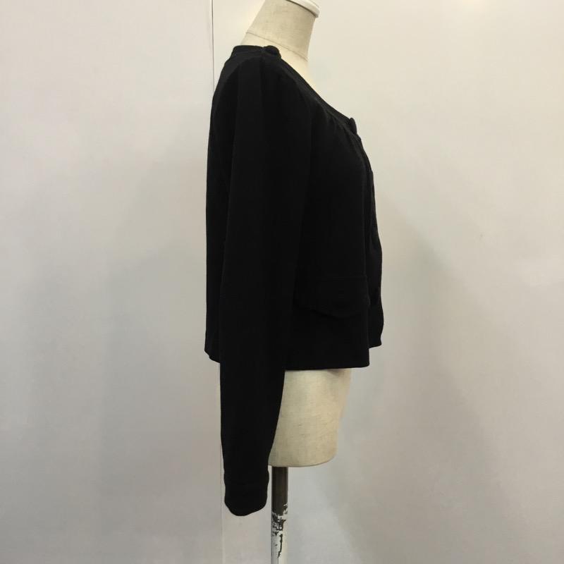 ナチュラルビューティーベーシック NATURAL BEAUTY BASIC ジャケット、上着 ジャケット S 無地 黒 / ブラック / レディース USED 古着 中古 10024330