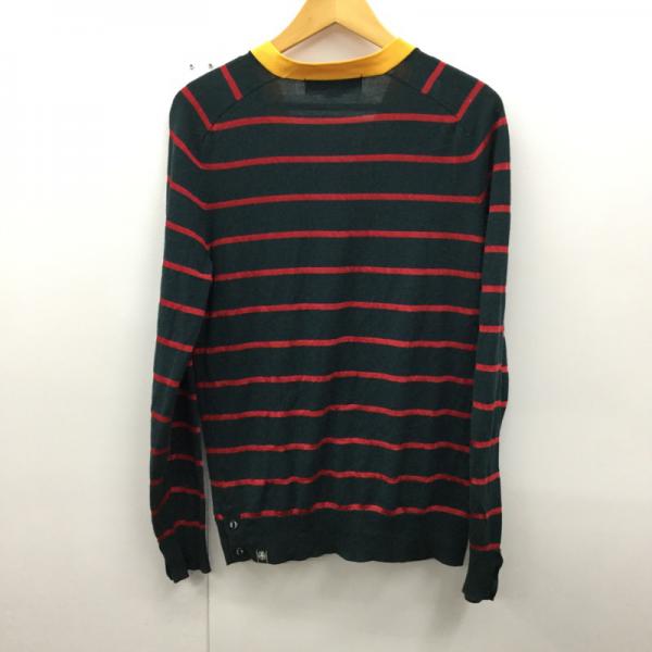 バル BAL カーディガン カーディガン ボーダー L ボーダー柄 メンズ USED 古着 中古 10024492