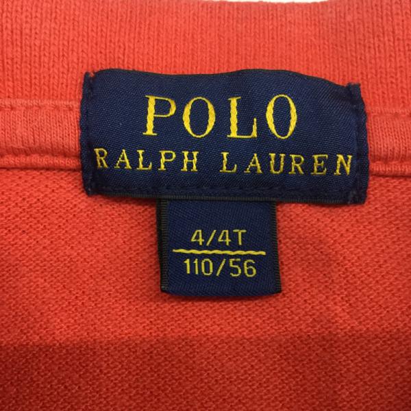 ポロラルフローレン POLO RALPH LAUREN ポロシャツ キッズ ポロシャツ 110cm 110cm 無地 メンズ USED 古着 中古 10024532