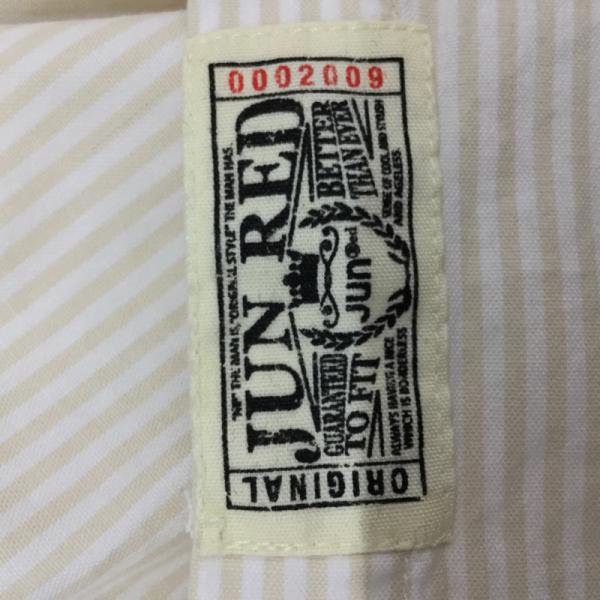 ジュンレッド JUNRed シャツ、ブラウス 半袖シャツ ストライプ 0 ストライプ メンズ USED 古着 中古 10024609