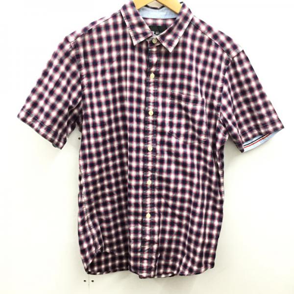 ザショップティーケーミクスパイス THESHOPTKMIXPICE シャツ、ブラウス チェックシャツ 半袖 M チェック メンズ USED 古着 中古 10024633