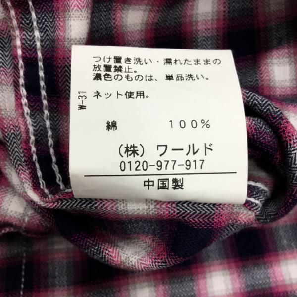 ザショップティーケーミクスパイス THESHOPTKMIXPICE シャツ、ブラウス チェックシャツ 半袖 M チェック メンズ USED 古着 中古 10024633