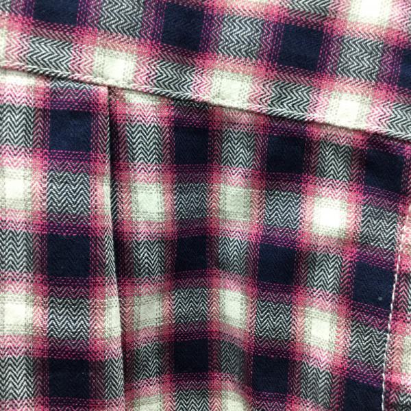 ザショップティーケーミクスパイス THESHOPTKMIXPICE シャツ、ブラウス チェックシャツ 半袖 M チェック メンズ USED 古着 中古 10024633