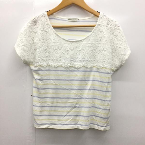 アースミュージックアンドエコロジー earth music&ecology カットソー  半袖カットソー ボーダー S ボーダー柄 レディース USED 古着 中古 10024811