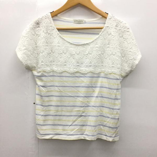 アースミュージックアンドエコロジー earth music&ecology カットソー  半袖カットソー ボーダー S ボーダー柄 レディース USED 古着 中古 10024811