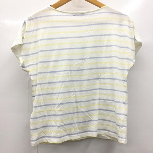 アースミュージックアンドエコロジー earth music&ecology カットソー  半袖カットソー ボーダー S ボーダー柄 レディース USED 古着 中古 10024811