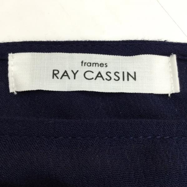 レイカズン Ray Cassin カットソー  半袖カットソー M 紺 / ネイビー /  レディース USED 古着 中古 10024813