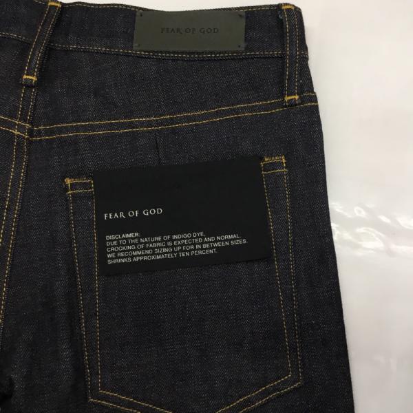 フィアーオブゴッド Fear of God パンツ デニム、ジーンズ デニムパンツ ボトムス ジーンズ 28 無地 インディゴ / インディゴ / メンズ USED 古着 中古 10024925