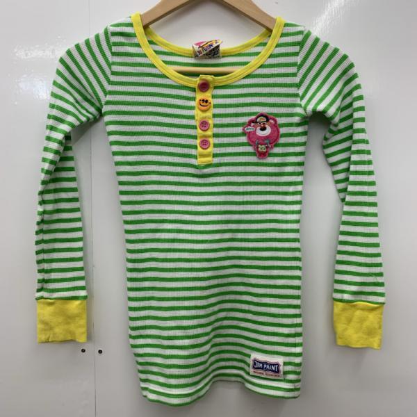 ジャム JAM カットソー キッズ 長袖カットソー ボーダー 130cm 130cm ボーダー柄 メンズ USED 古着 中古 10024936