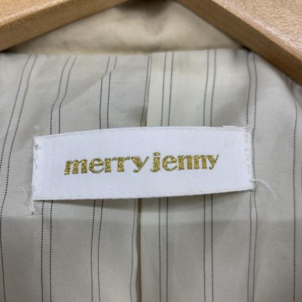 メリージェニー merry jenny コート アウター コート トレンチコート FREE 無地 ベージュ / ベージュ / レディース USED 古着 中古 10024996