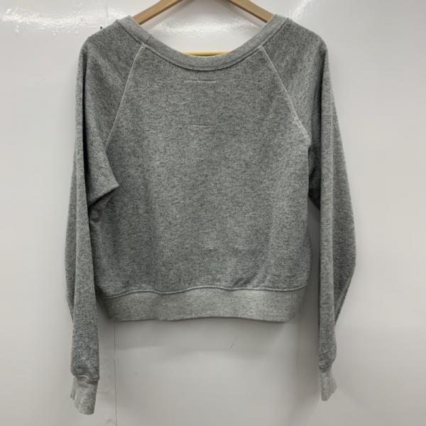カスタネ Kastane トレーナー スウェット トレーナー 長袖 刺繍 FREE 無地 灰 / グレー / レディース USED 古着 中古 10024997