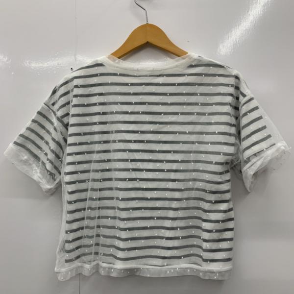 ジーナシス JEANASIS カットソー  半袖カットソー ボーダー FREE ボーダー柄 レディース USED 古着 中古 10024999