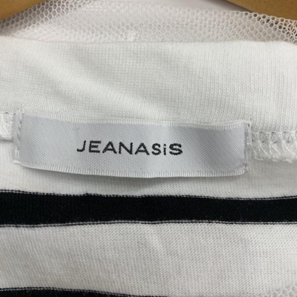 ジーナシス JEANASIS カットソー  半袖カットソー ボーダー FREE ボーダー柄 レディース USED 古着 中古 10024999