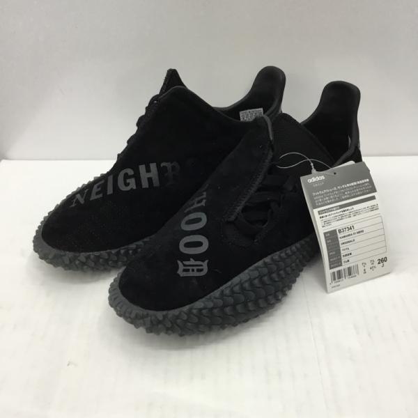 アディダス adidas スニーカー スニーカー 靴 B37341 26cm 箱有 26.0cm 無地 黒 / ブラック / メンズ USED 古着 中古 10025020