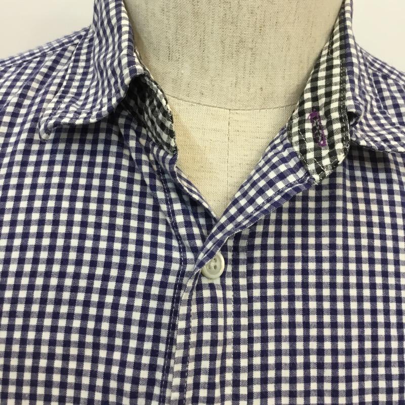 ジャーナルスタンダード JOURNAL STANDARD シャツ、ブラウス 長袖 長袖シャツ チェック ギンガムチェック M チェック 白 / ホワイト / X 青 / ブルー / メンズ USED 古着 中古 10025105