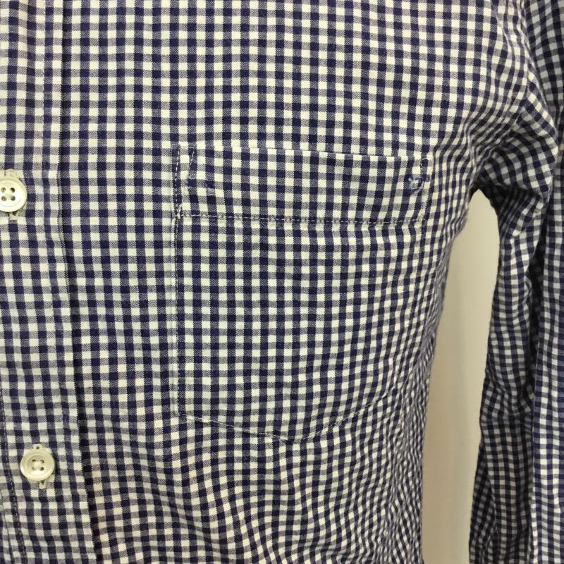 ジャーナルスタンダード JOURNAL STANDARD シャツ、ブラウス 長袖 長袖シャツ チェック ギンガムチェック M チェック 白 / ホワイト / X 青 / ブルー / メンズ USED 古着 中古 10025105