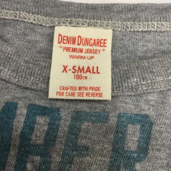 デニムダンガリー DENIM DUNGAREE Tシャツ キッズ 半袖Tシャツ 100? 100cm 灰 / グレー / メンズ USED 古着 中古 10025152