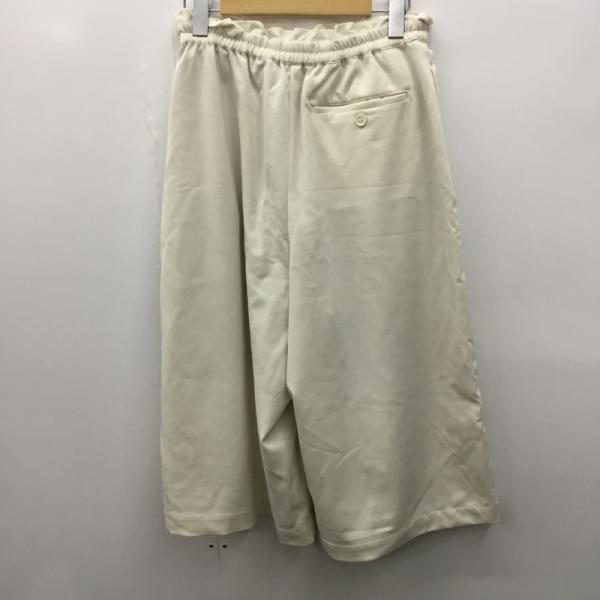 ニコアンド niko and... パンツ ボトムス パンツ ガウチョパンツ M 無地 白 / ホワイト / レディース USED 古着 中古 10025201