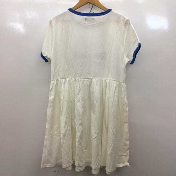 PUNYUS PUNYUS ワンピース ワンピース 半袖 ロゴ 2 無地 白 / ホワイト / レディース USED 古着 中古 10025206